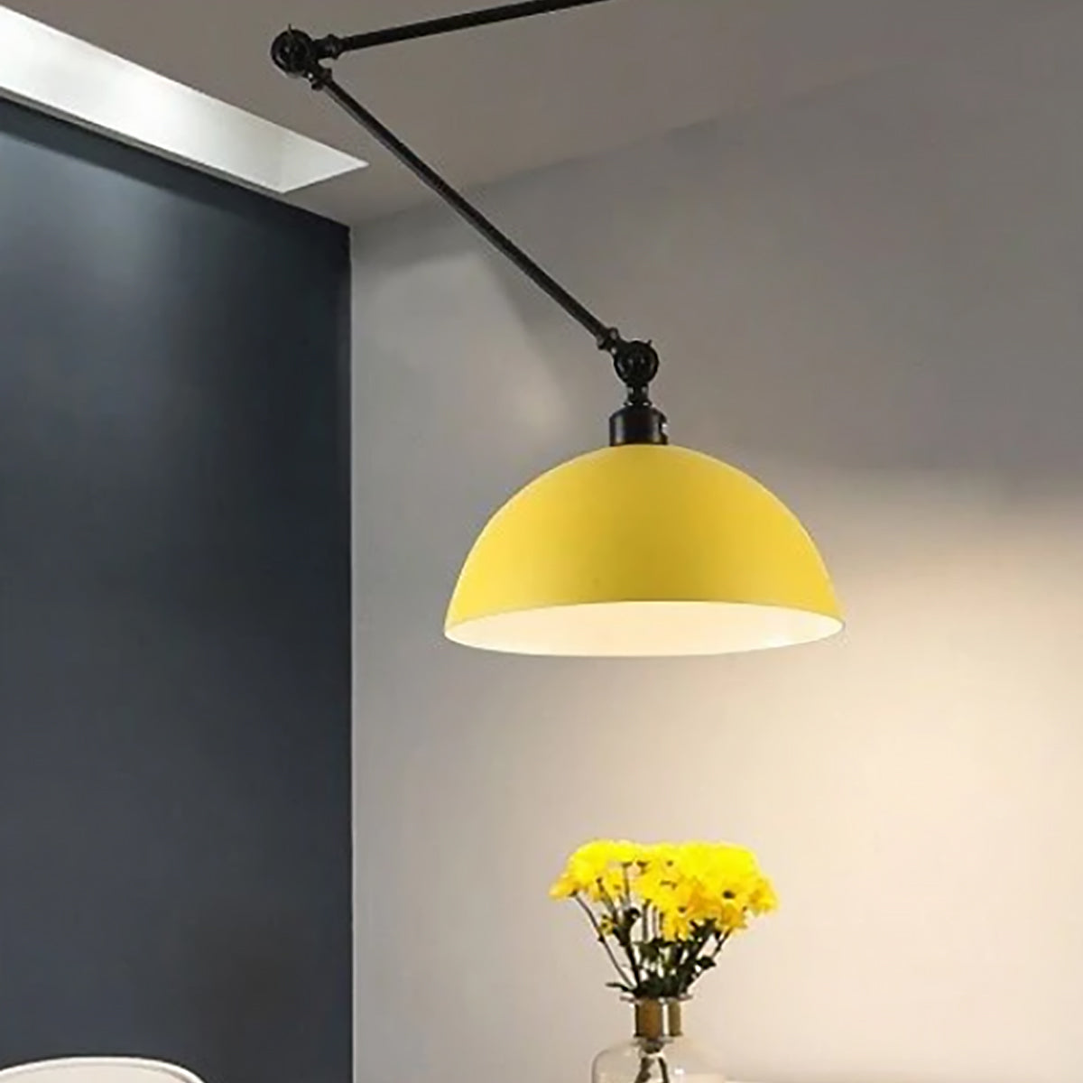Dome Pendant Metal Folding Fixture Ceiling Wall Light 4