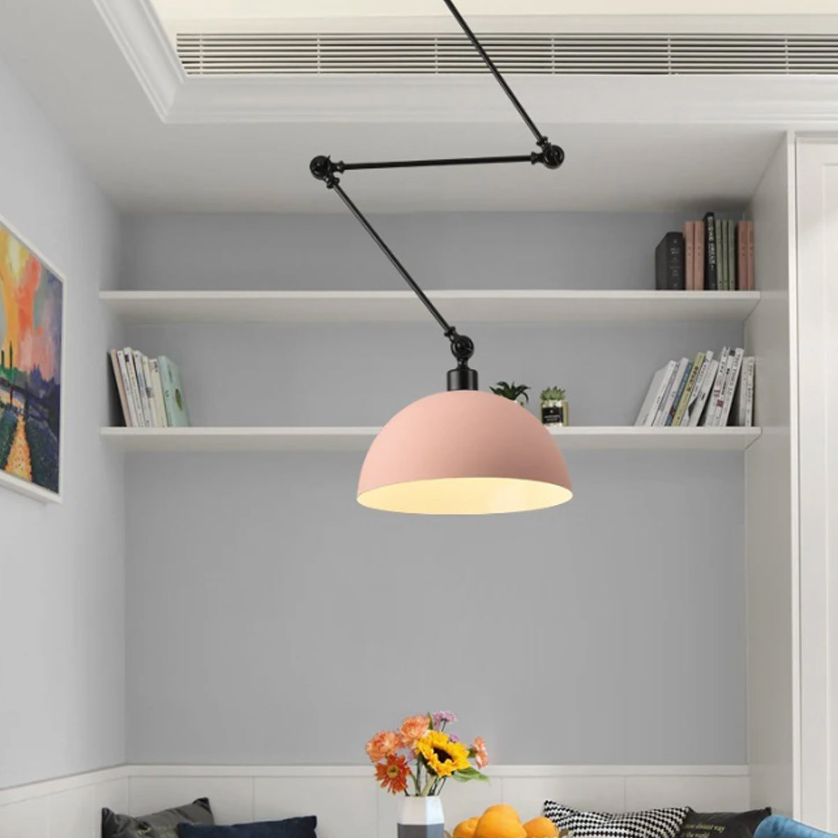 Dome Pendant Metal Folding Fixture Ceiling Wall Light 5