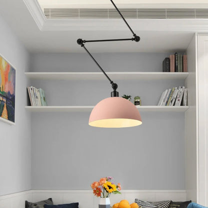 Dome Pendant Metal Folding Fixture Ceiling Wall Light 5