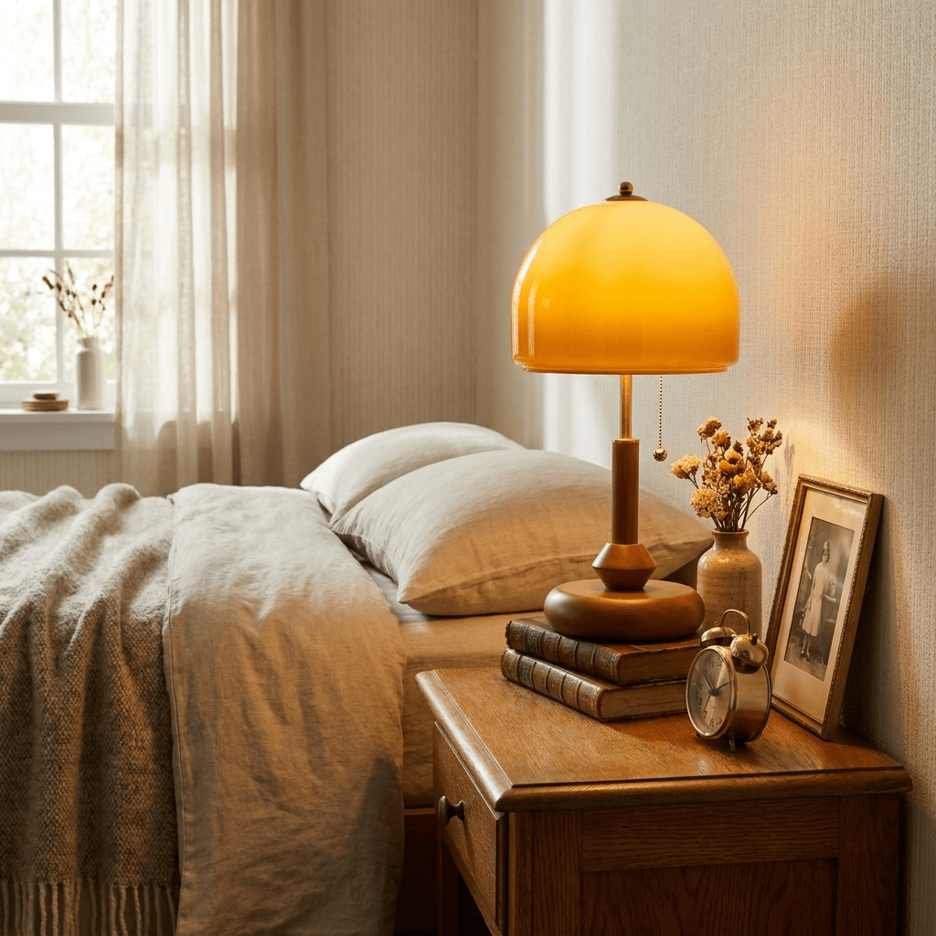 Dome Wooden Table Lamp 2