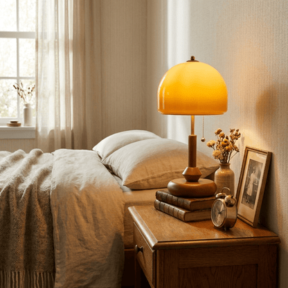 Dome Wooden Table Lamp 2