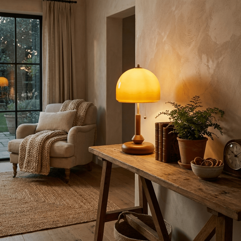 Dome Wooden Table Lamp 3