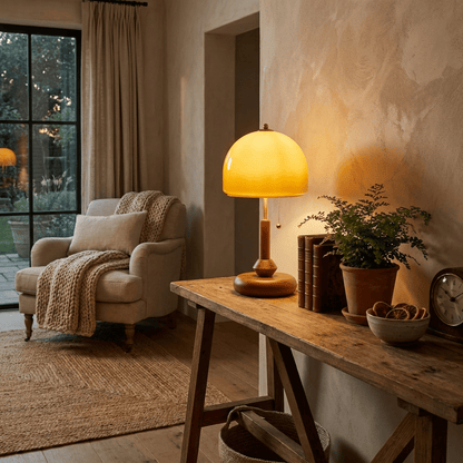 Dome Wooden Table Lamp 3