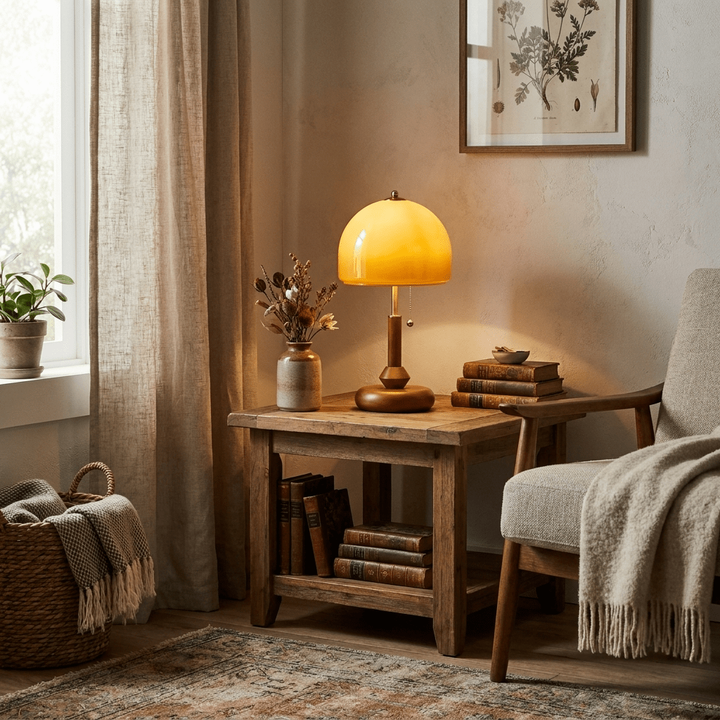 Dome Wooden Table Lamp 4
