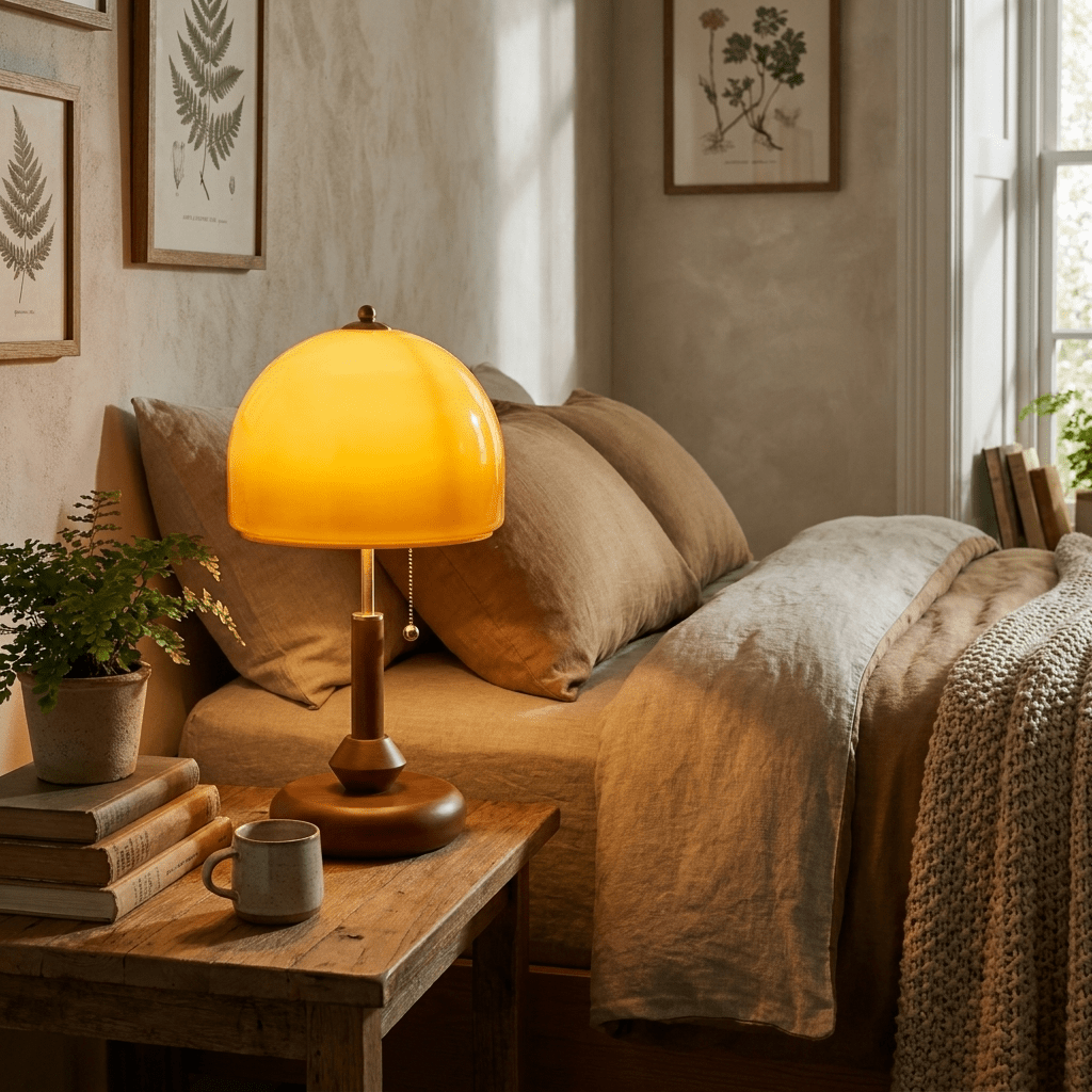 Dome Wooden Table Lamp 6