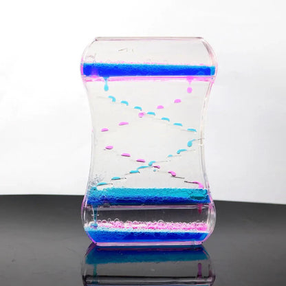 Royallure Colorful Floating Liquid Hourglass – Mesmerizing Timer & Unique Gift