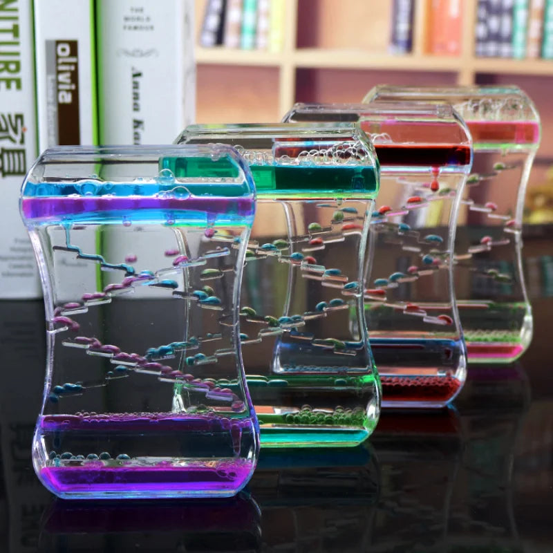 Royallure Colorful Floating Liquid Hourglass – Mesmerizing Timer & Unique Gift