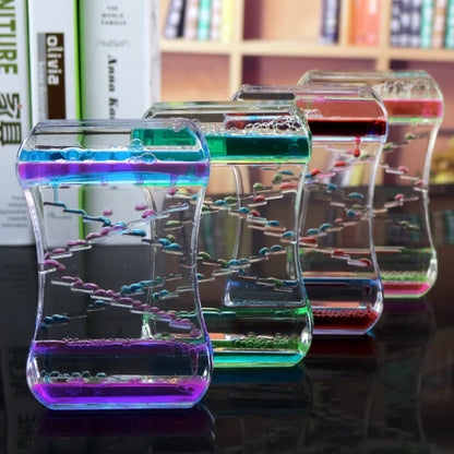 Royallure Colorful Floating Liquid Hourglass – Mesmerizing Timer & Unique Gift