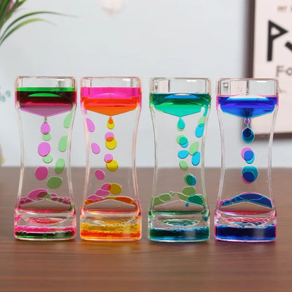 Royallure Colorful Floating Liquid Hourglass – Mesmerizing Timer & Unique Gift
