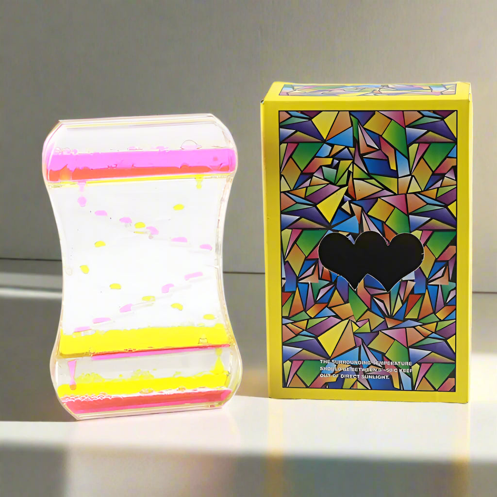 Royallure Colorful Floating Liquid Hourglass – Mesmerizing Timer & Unique Gift