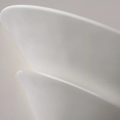 Double Layer White Gypsum Wall Lamp 5