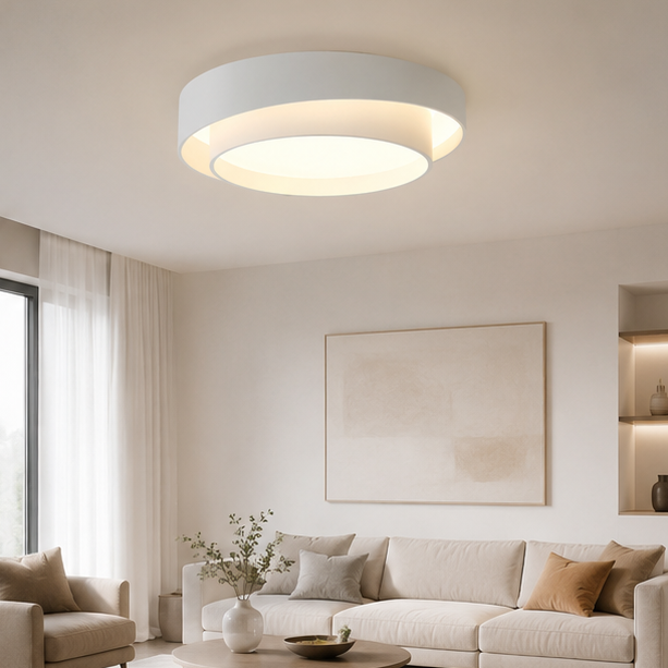 Double Round Disc Melody Ceiling Light 