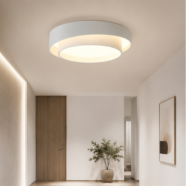 Double Round Disc Melody Ceiling Light 