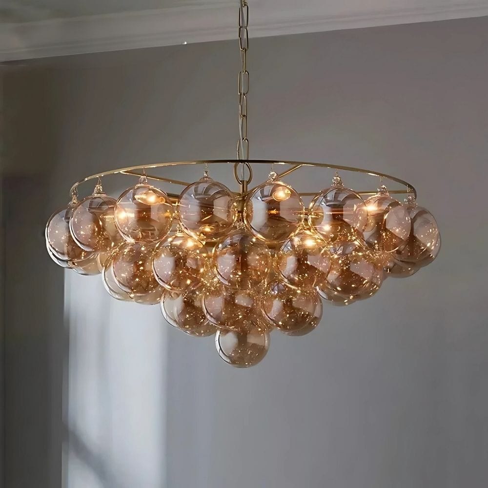 Dove Glass Bubble Light Fixture 7