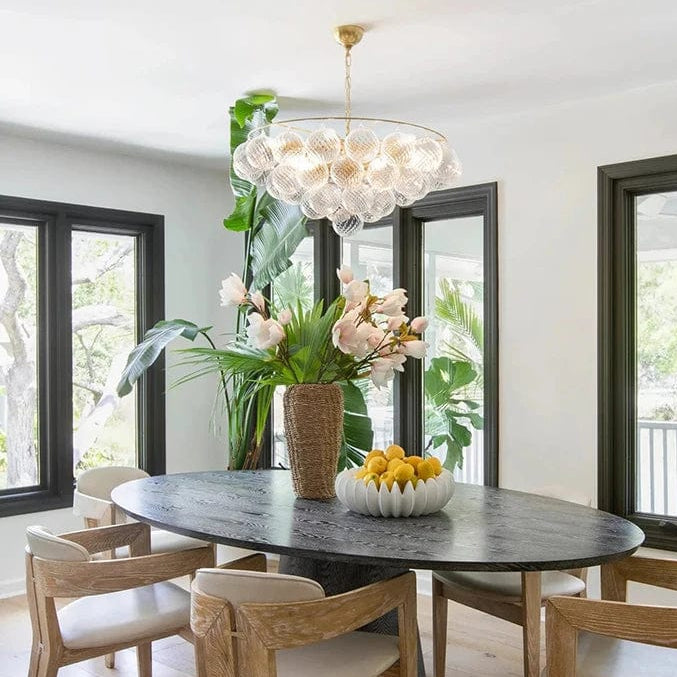 Dove Glass Bubble Light Fixture 8