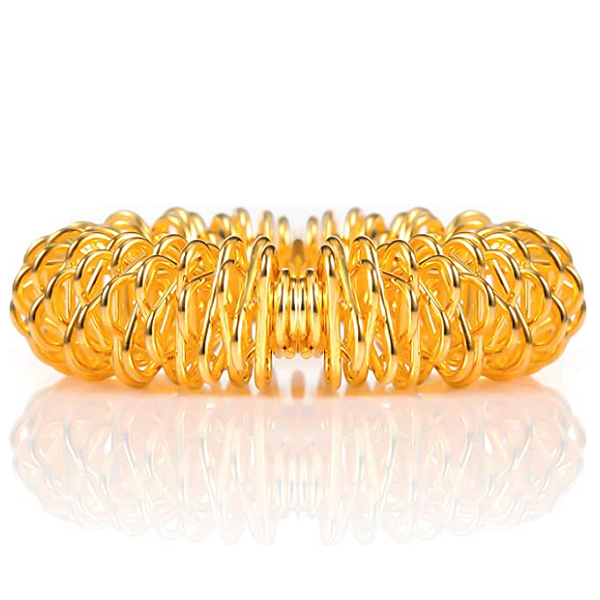 Royaleva Acupressure Spiked Finger Massage Rings With Sensory Impressions