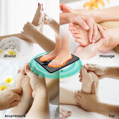 Luxora EMS Acupoints Massage Foot Mat for Pain Relief