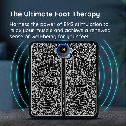 Luxora EMS Acupoints Massage Foot Mat for Pain Relief