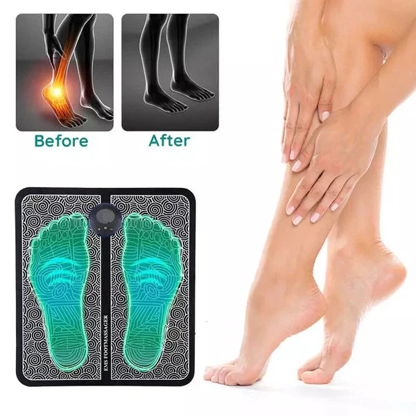 Luxora EMS Acupoints Massage Foot Mat for Pain Relief