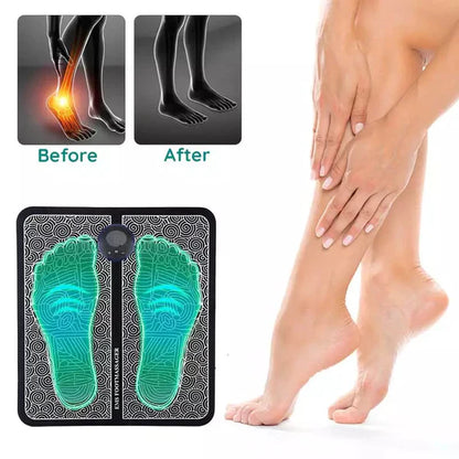 Luxora EMS Acupoints Massage Foot Mat for Pain Relief