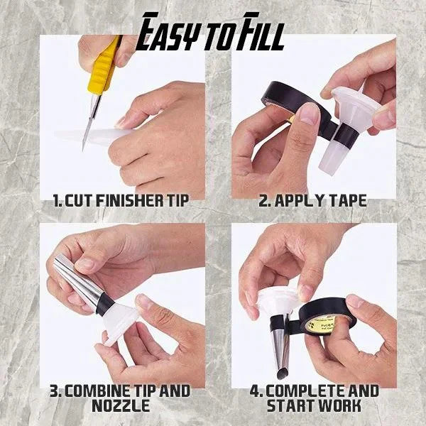 Luxora Easy Caulking Finisher Set (14 Pcs) for Perfect Results