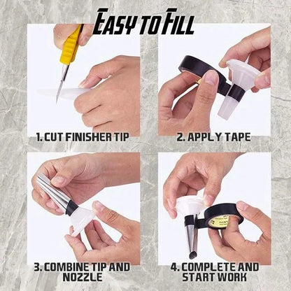 Luxora Easy Caulking Finisher Set (14 Pcs) for Perfect Results