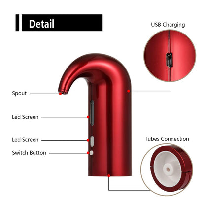 Royaleva Electric Wine Aerator Pourer Dispenser for Perfect Pours