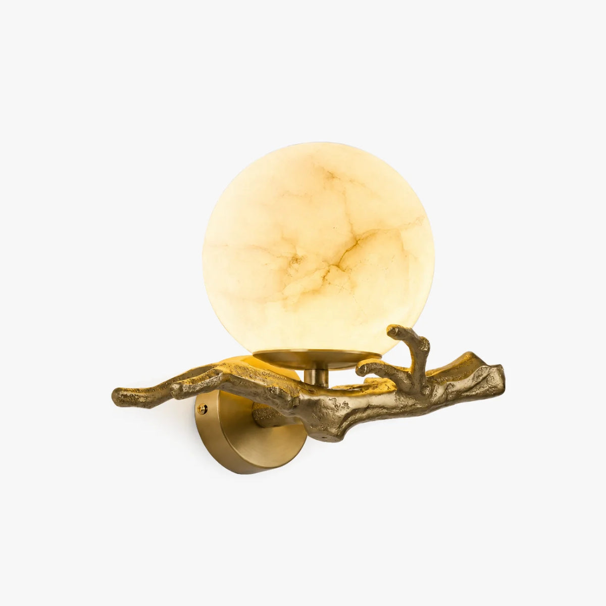 Elarvune Alabaster Branch Wall Lamp 0
