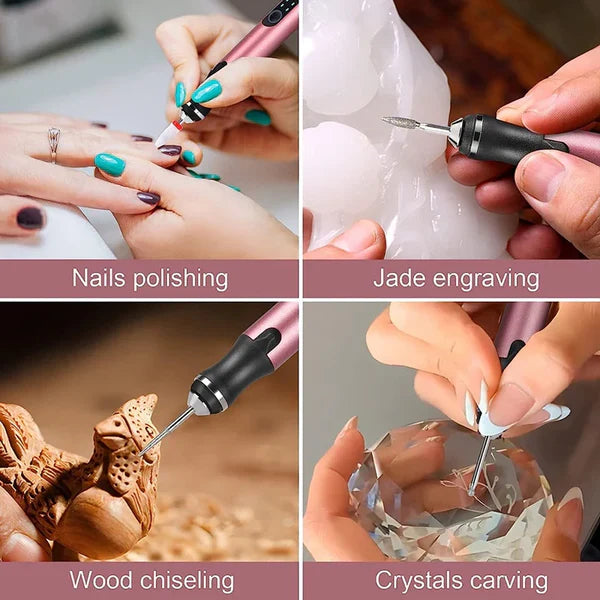 Luxora Cordless Engraving Pen Works Seamlessly on 50+ Surfaces