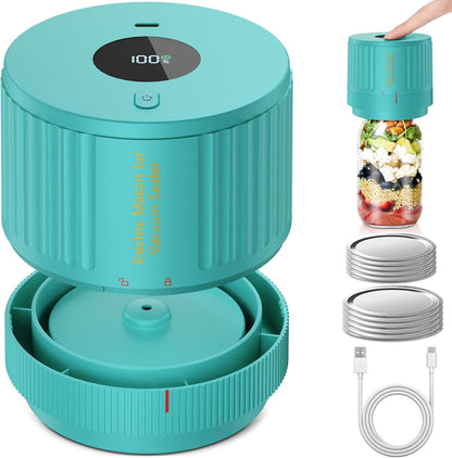 Electric Mason Jar Vacuum Sealer Kit - Keep Freshness Fast!
