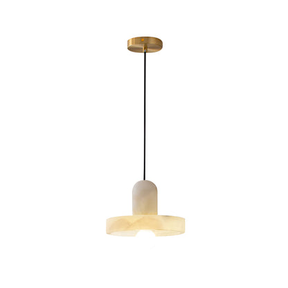 Elegant Alabaster Marble Pendant Light 0