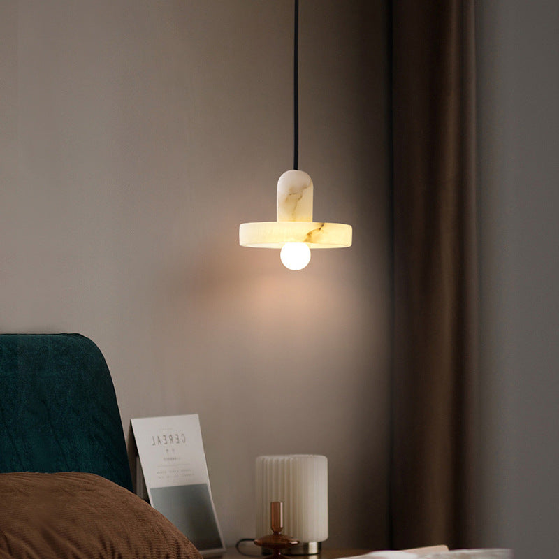 Elegant Alabaster Marble Pendant Light 1