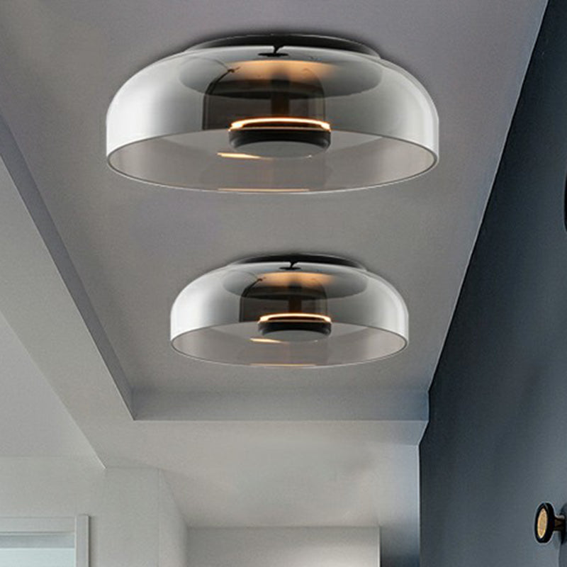 Elegant LED Glass Ceiling Light Fixture 0