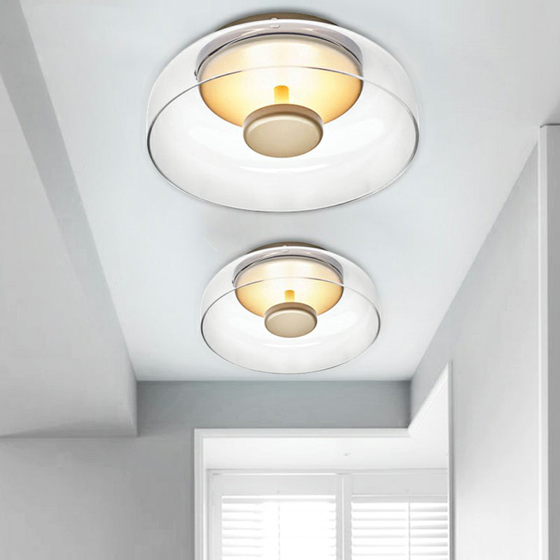 Elegant LED Glass Ceiling Light Fixture 1