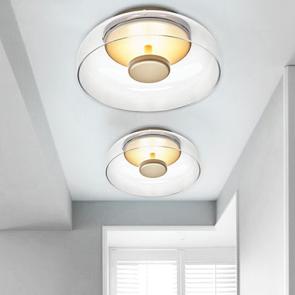 Elegant LED Glass Ceiling Light Fixture 1