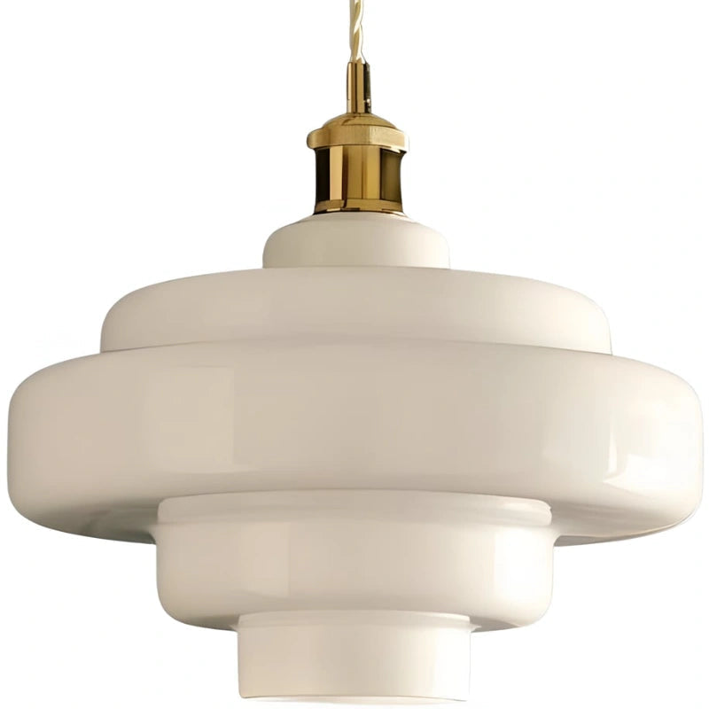 Elissa Modern Gloosy Tiered Glass Pendant Light 11