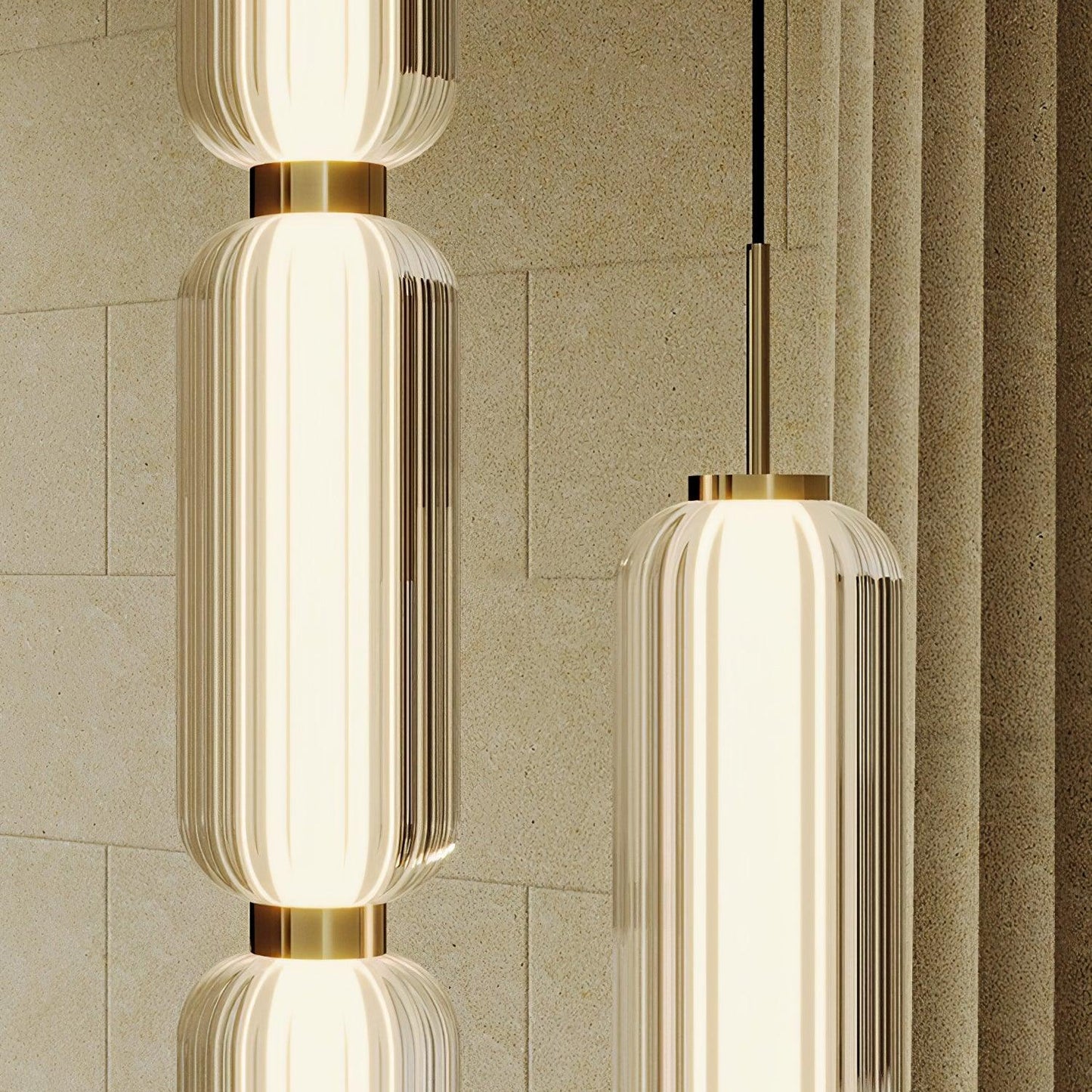 Elma Linear Ceiling light fitting Pendant Lamp 7