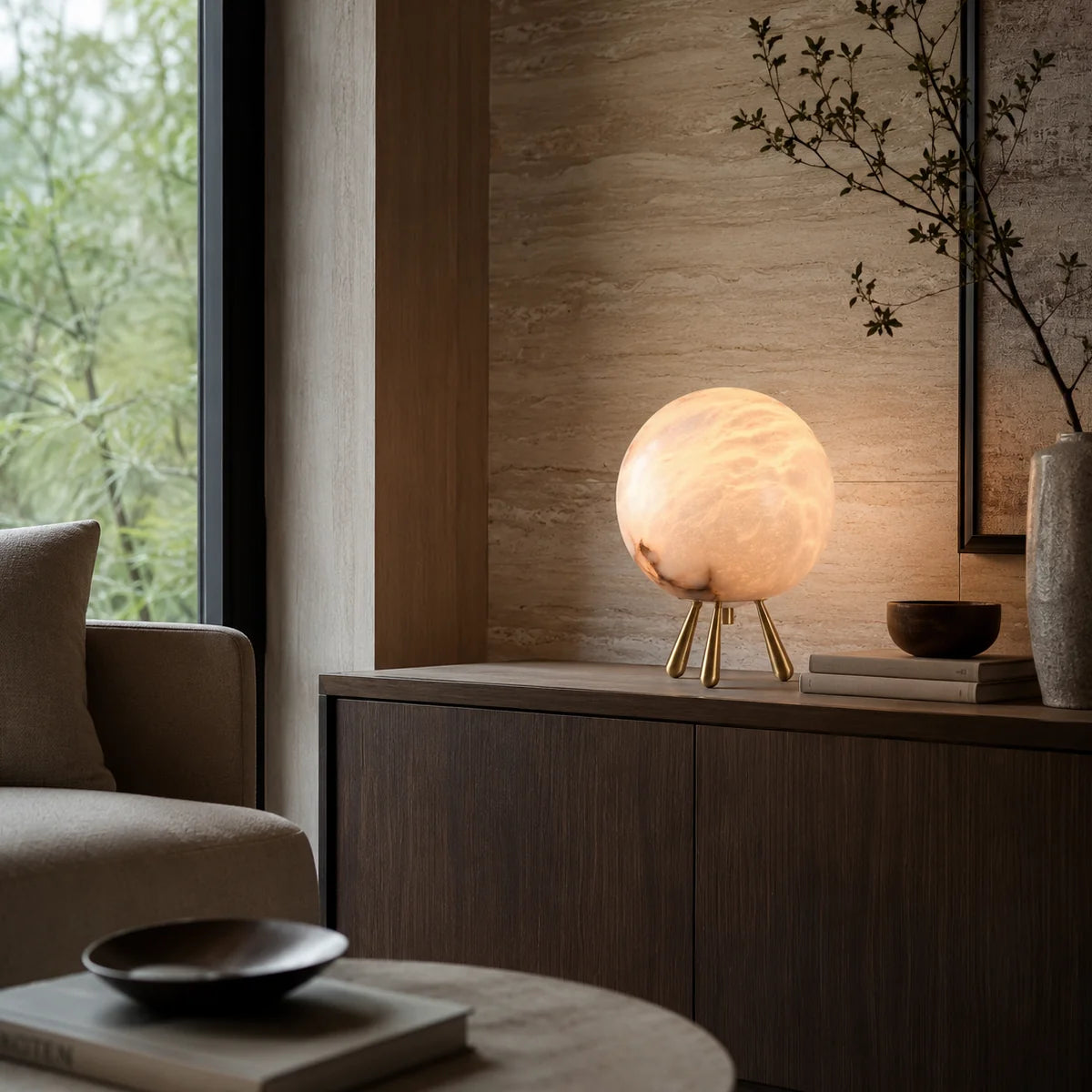 Elvara Alabaster Table Lamp 5