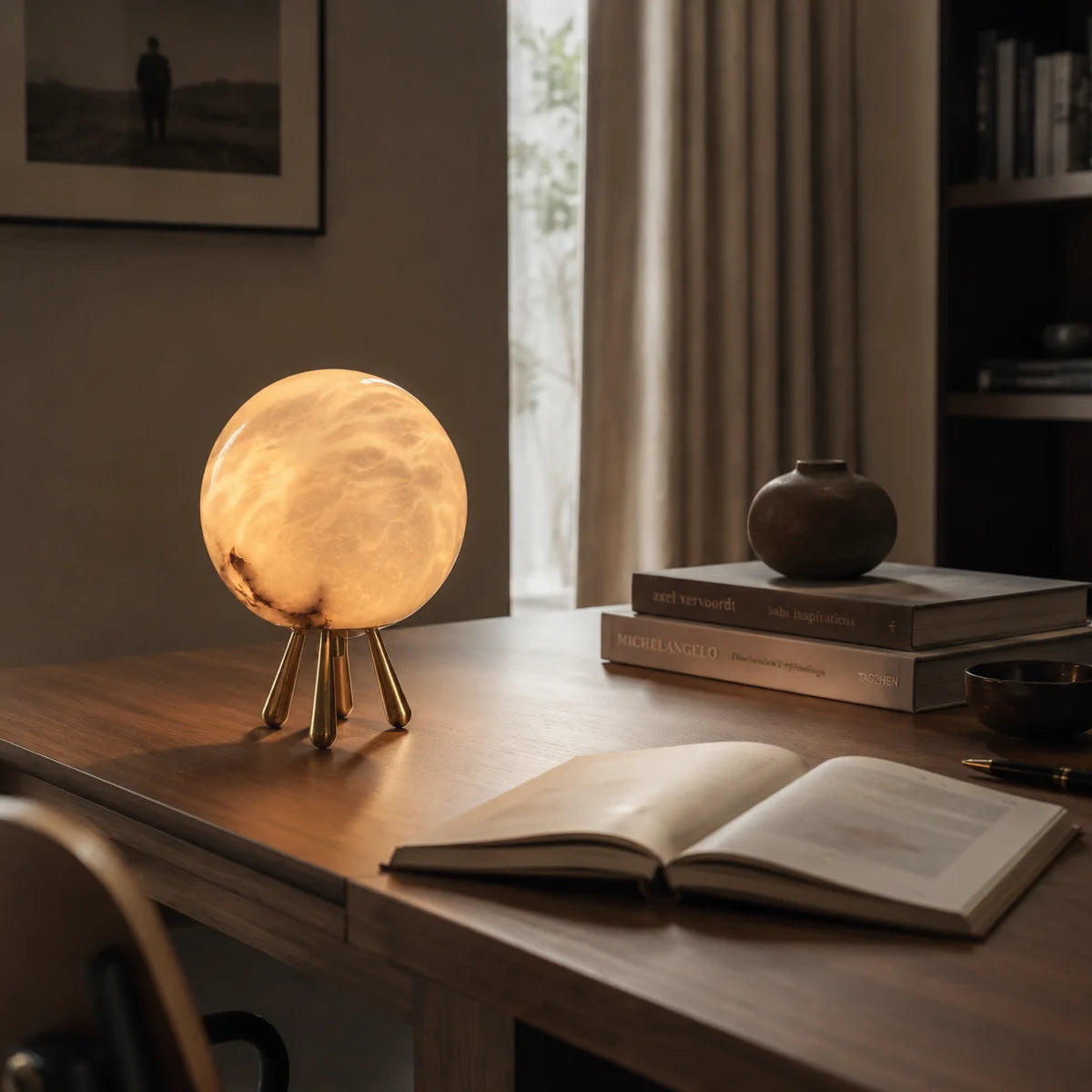 Elvara Alabaster Table Lamp 7