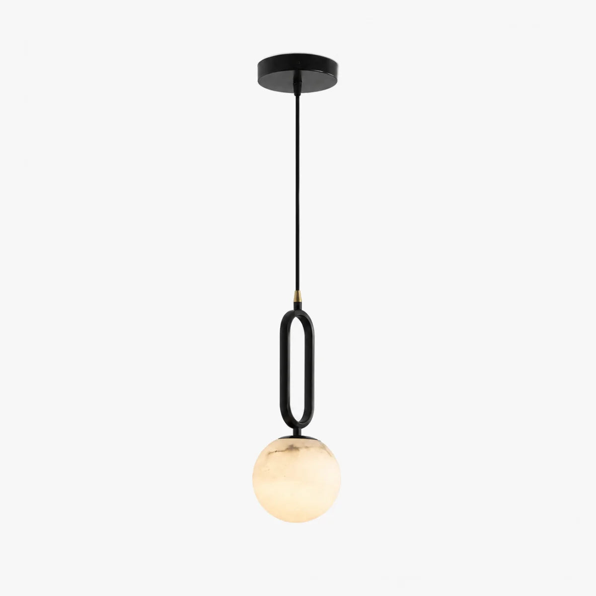 Elvarin Alabaster Globe Pendant Lamp 0