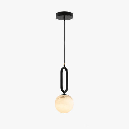 Elvarin Alabaster Globe Pendant Lamp 0