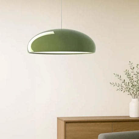 Royelux Nordic Bauhaus Black Metal Bowl Pendant Light Fixture