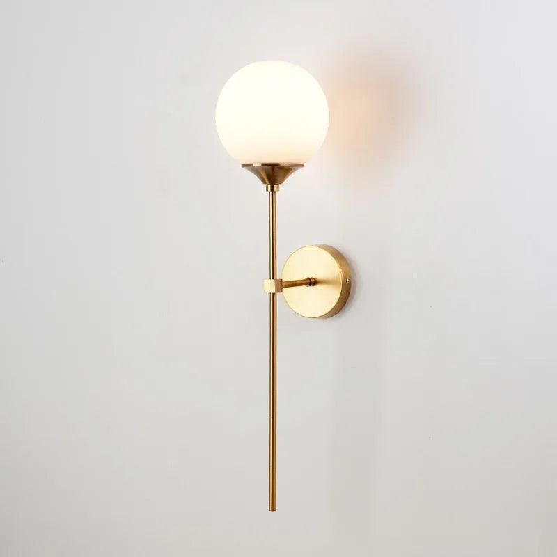 LuxRoyale Nordic Glass Globe Wall Lamp - Elegant Home Decor
