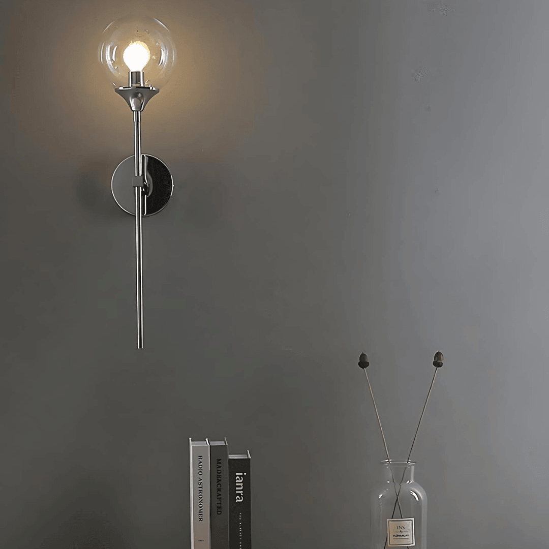 LuxRoyale Nordic Glass Globe Wall Lamp - Elegant Home Decor
