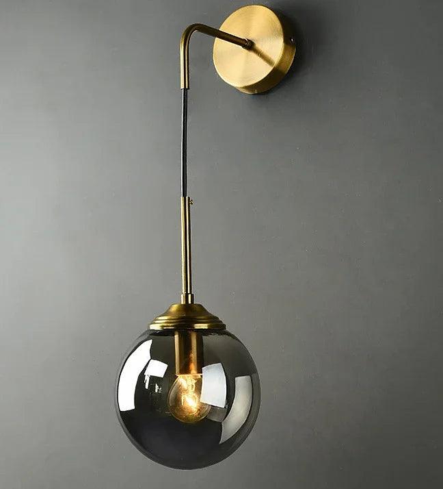 LuxRoyale Nordic Glass Globe Wall Lamp - Elegant Home Decor