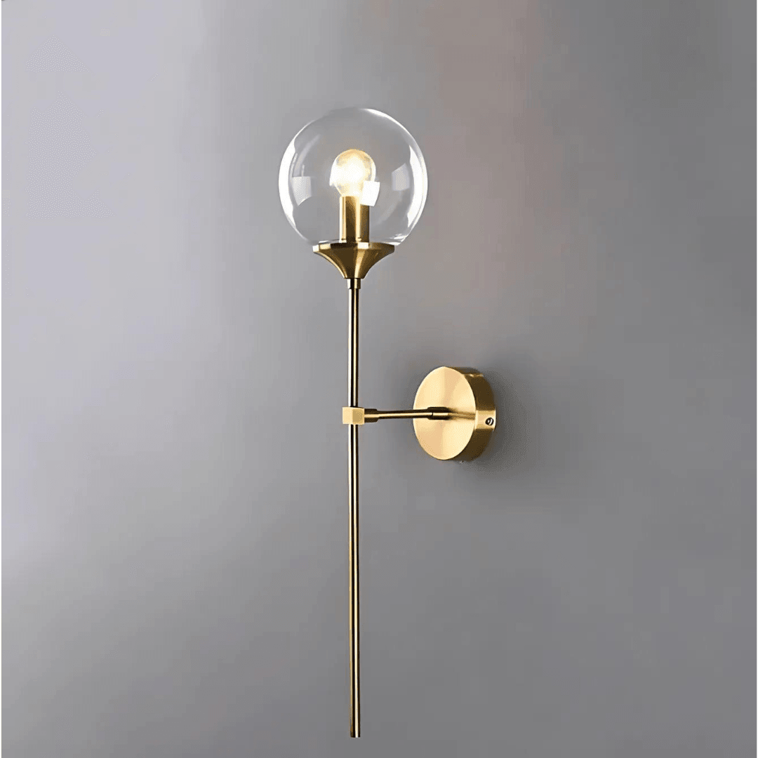 LuxRoyale Nordic Glass Globe Wall Lamp - Elegant Home Decor