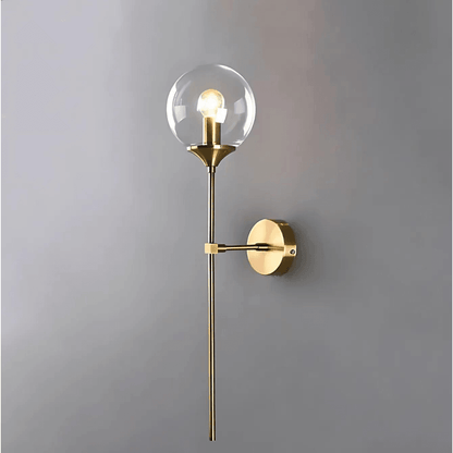 LuxRoyale Nordic Glass Globe Wall Lamp - Elegant Home Decor