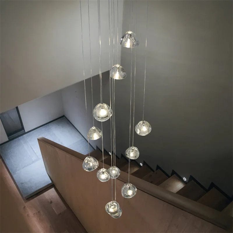 Emma Crystal Staircase Chandelier 5
