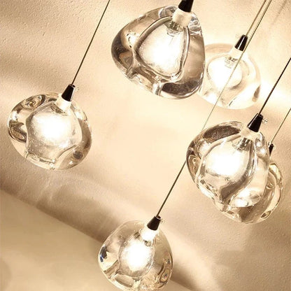 Emma Crystal Staircase Chandelier 7