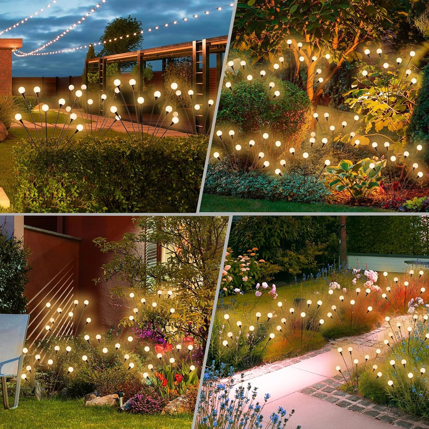 Enchanting Solar Garden Firefly Lights 5